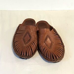 Mohinders Brown Leather Sandals